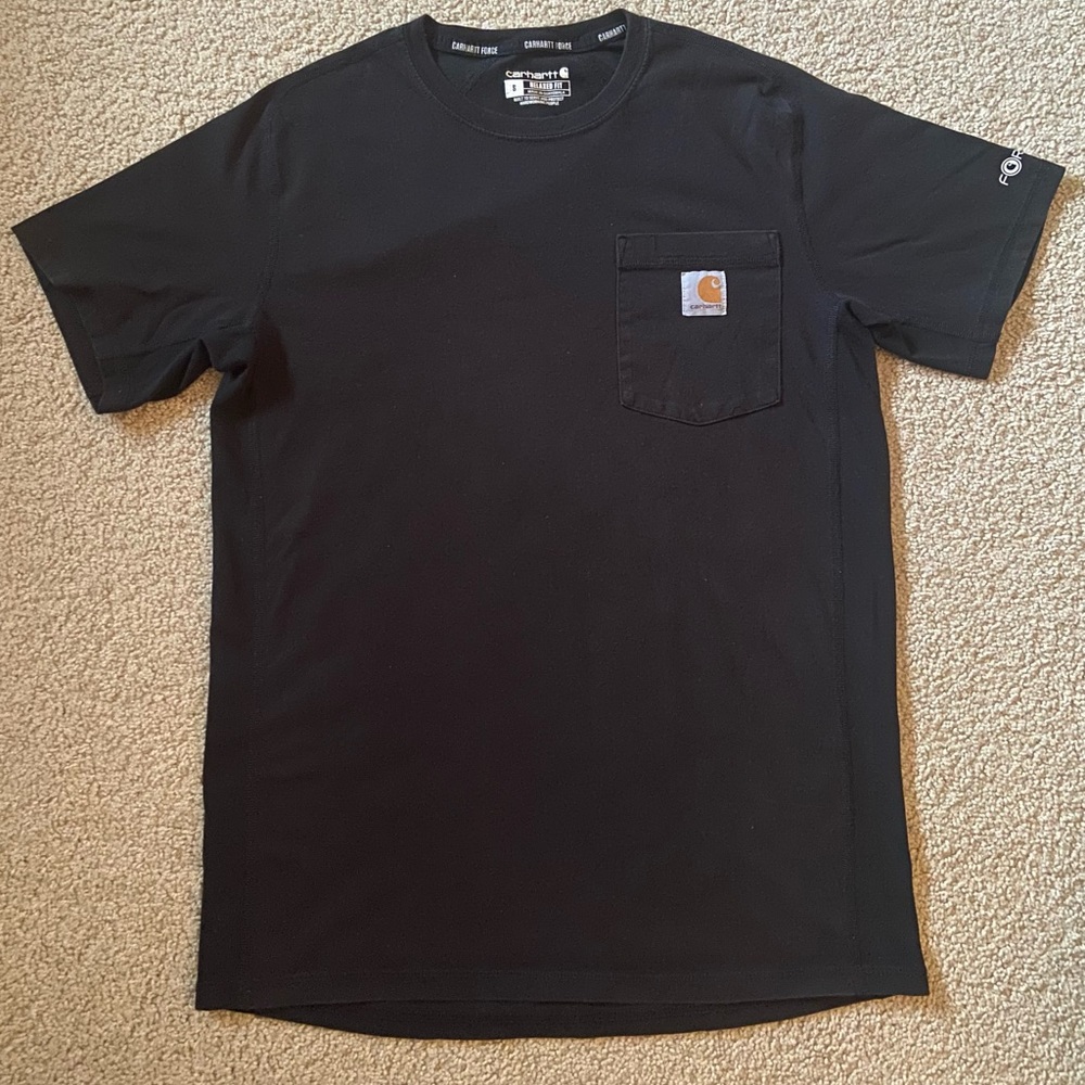 Carhartt Men's Black Pocket T-Shirt